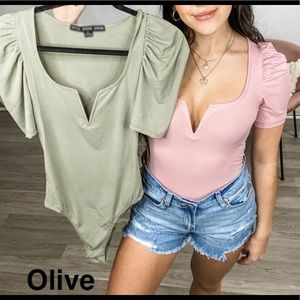 HYFVE olive bodysuit